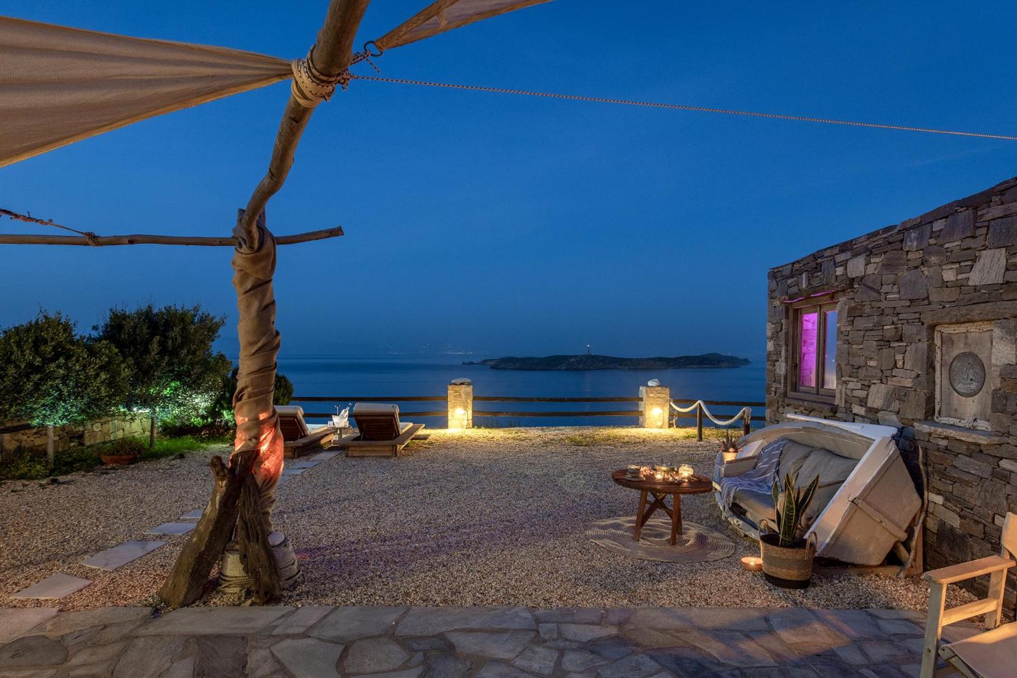 Aegean View - Seaside Apartment In Syros Azolimnos Dış mekan fotoğraf