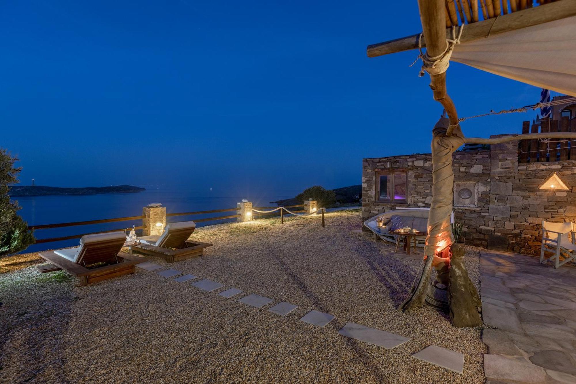 Aegean View - Seaside Apartment In Syros Azolimnos Dış mekan fotoğraf