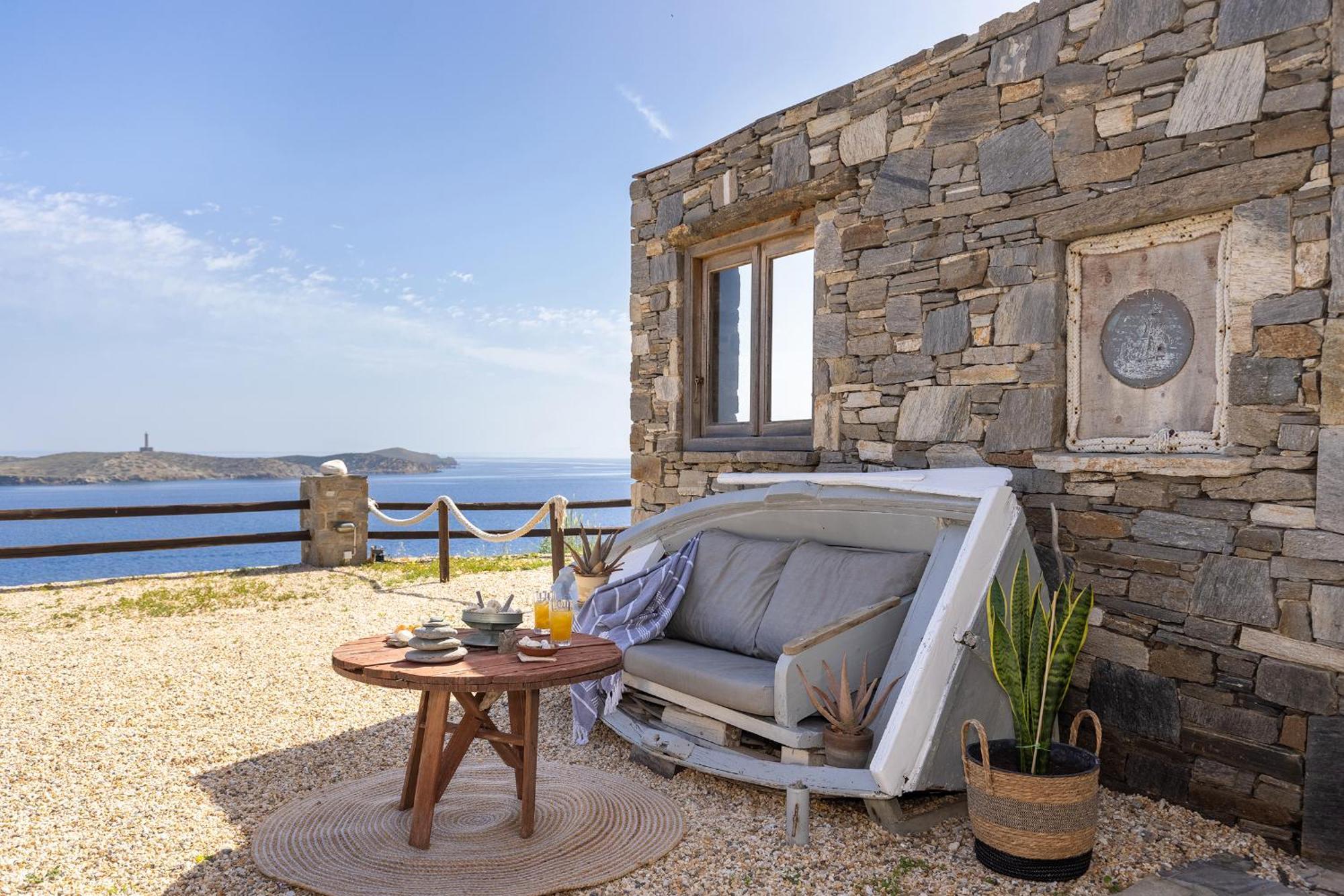 Aegean View - Seaside Apartment In Syros Azolimnos Dış mekan fotoğraf