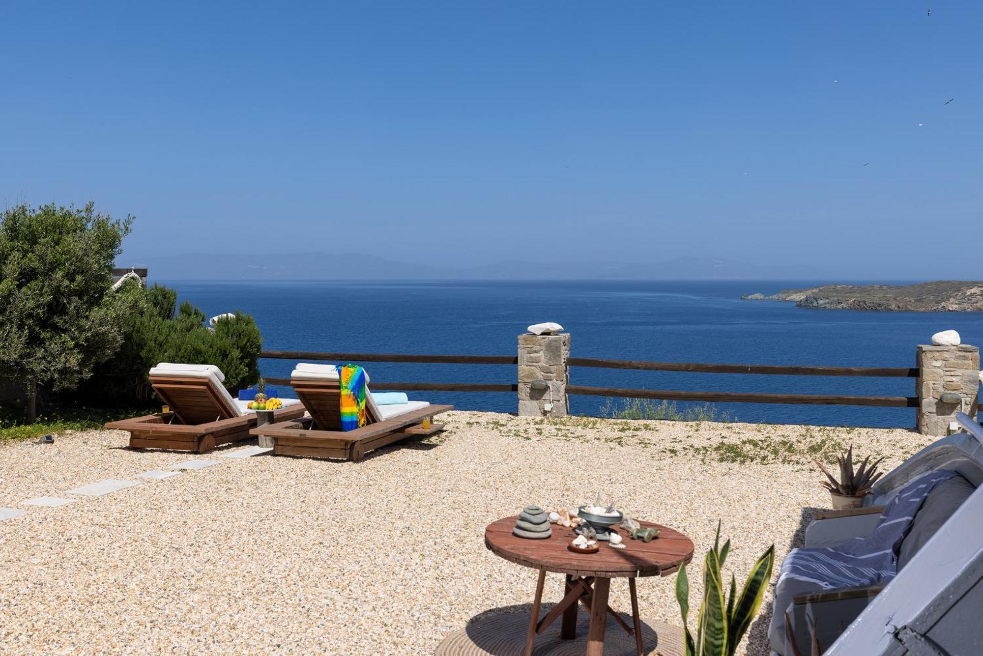 Aegean View - Seaside Apartment In Syros Azolimnos Dış mekan fotoğraf
