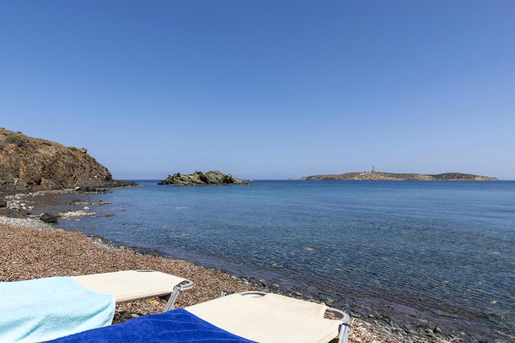 Aegean View - Seaside Apartment In Syros Azolimnos Dış mekan fotoğraf
