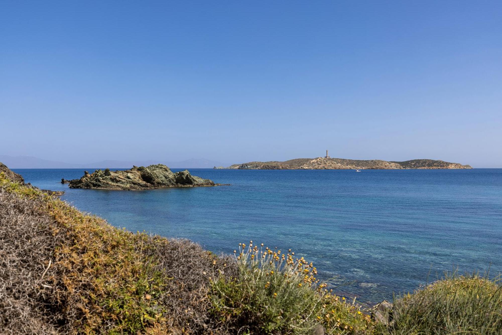 Aegean View - Seaside Apartment In Syros Azolimnos Dış mekan fotoğraf