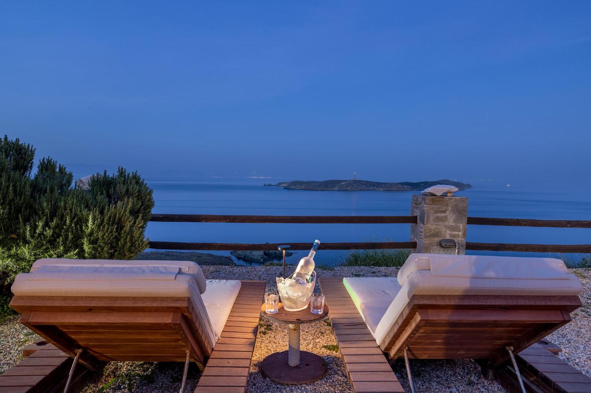Aegean View - Seaside Apartment In Syros Azolimnos Dış mekan fotoğraf