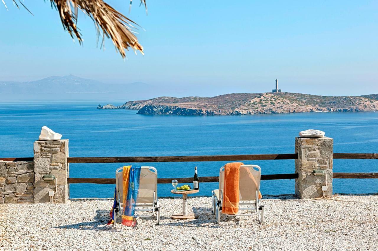 Aegean View - Seaside Apartment In Syros Azolimnos Dış mekan fotoğraf
